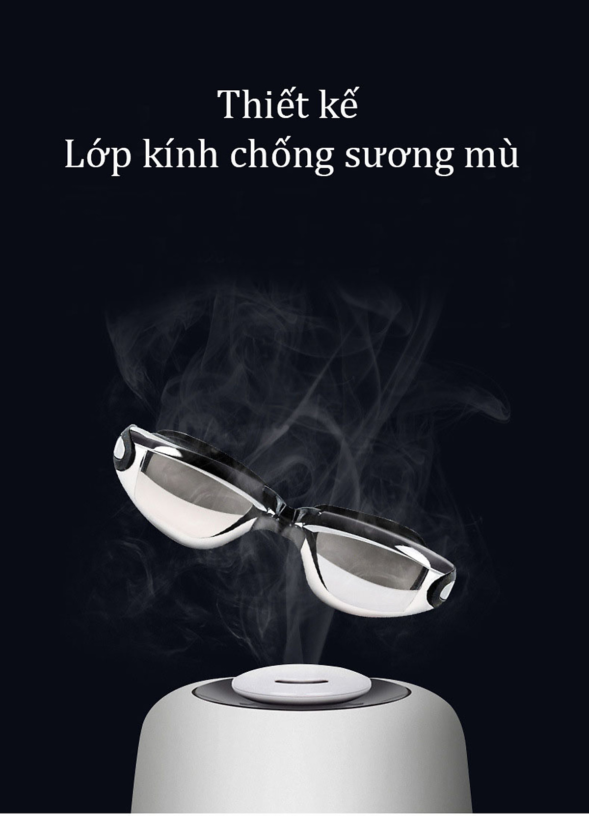 Kính bơi chống nước chống sương mù, bảo vệ mắt khỏi tia UV, bộ phụ kiện bơi cao cấp cho nam và nữ mã 6615ABT