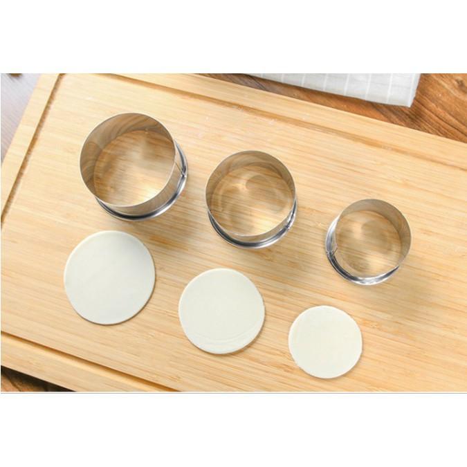 BỘ 3 CUTTER TẠO HÌNH BÁNH XẾP, SỦI CẢO, PATE CHAUSE