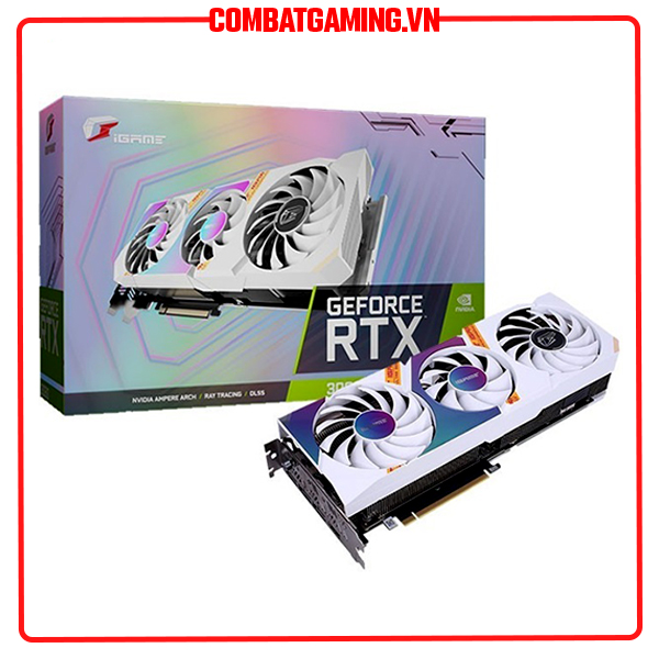 Card Màn Hình Colorful iGame RTX 3060 Ultra White OC 12GB GDDR6 - Hàng Chính Hãng