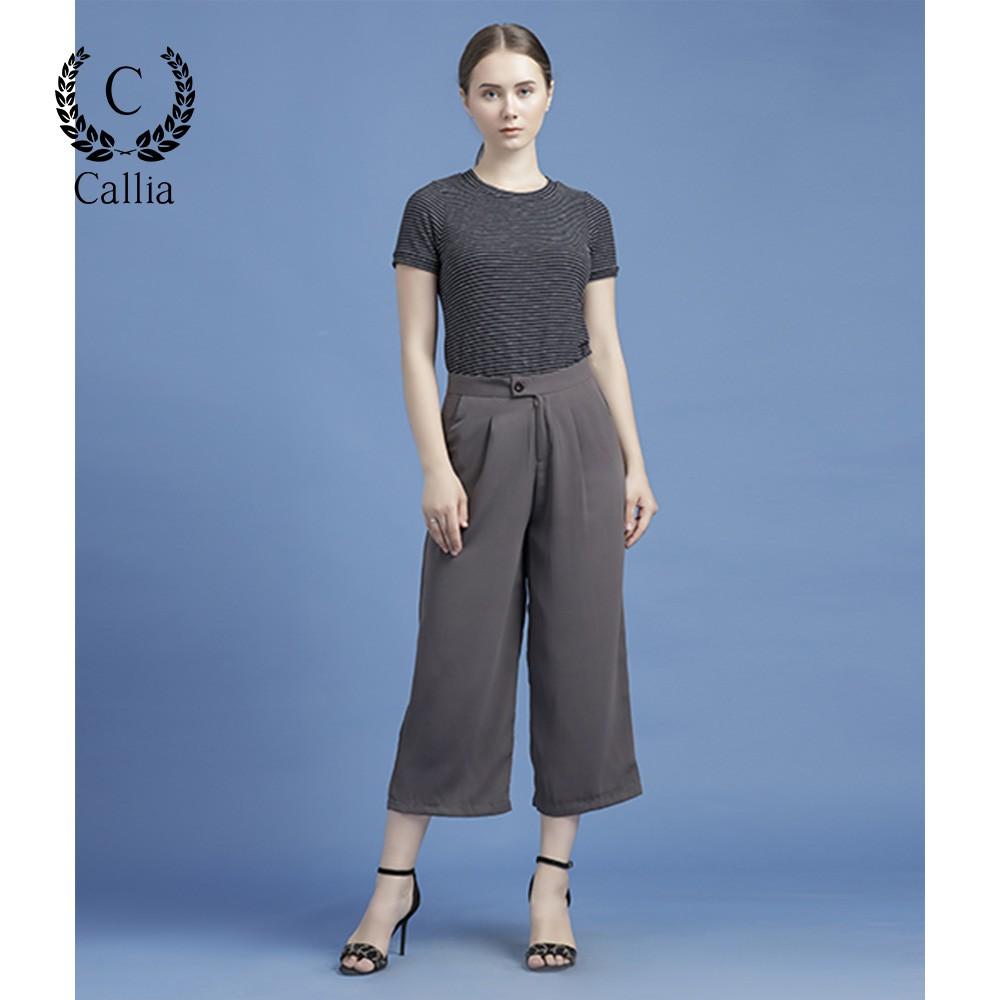 Áo thun cổ tròn nữ Callia Taiti tay ngắn