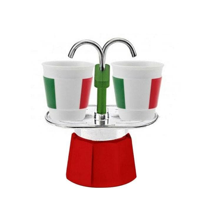 ẤM PHA CÀ PHÊ BIALETTI MINI EXPRESS ITALIA 2 CERAMIC CUPS