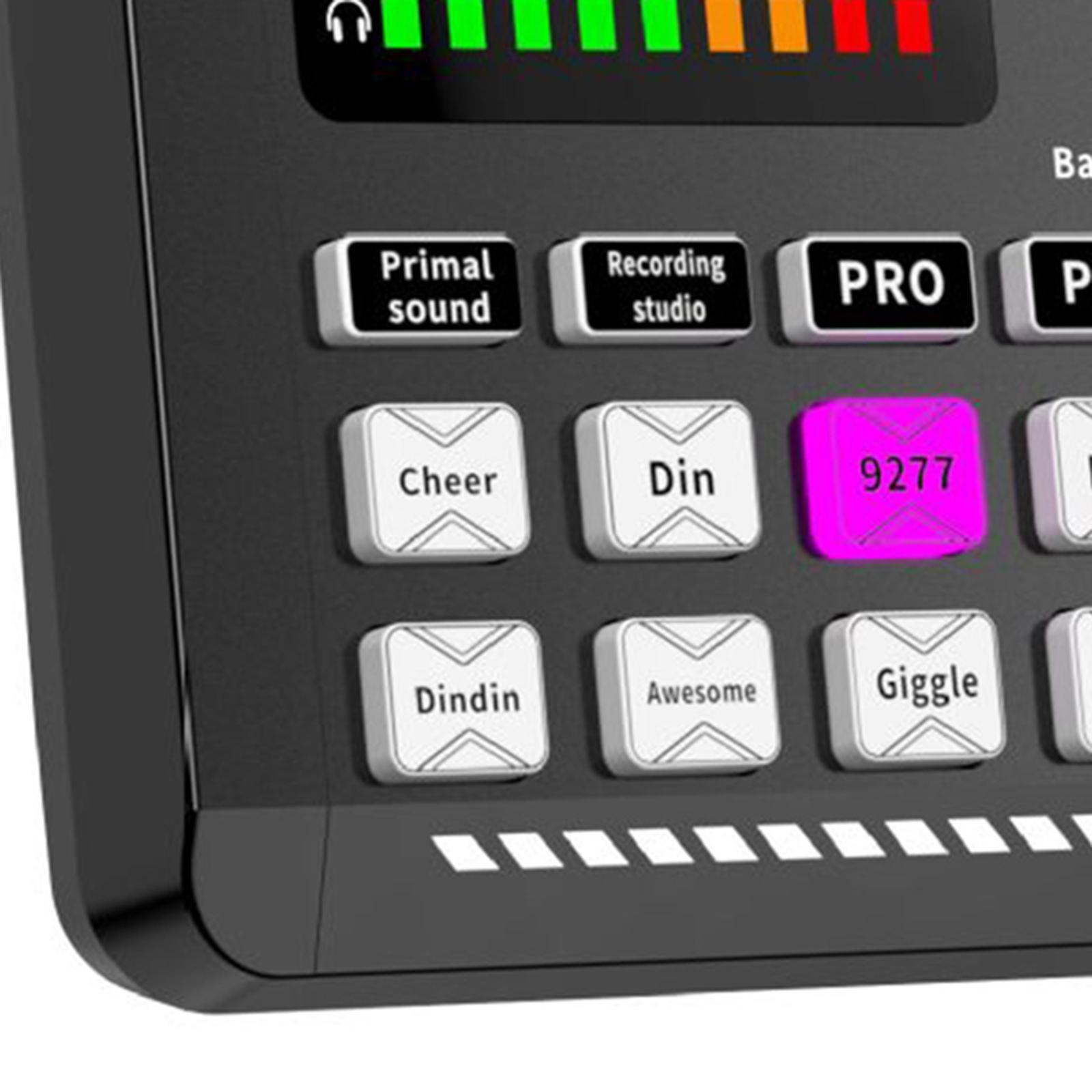 Sound Card Voice Changer with Effects for Karaoke Singing 800mAh