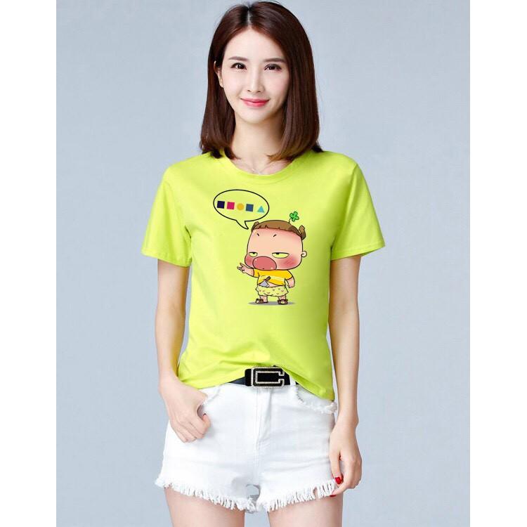 Áo thun nữ in hình dễ thương vải dày và mềm mịn ATNK1170