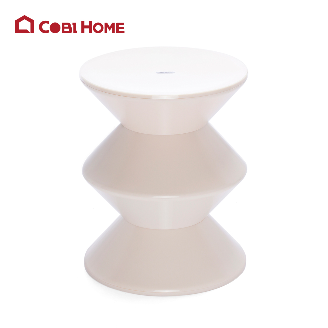 Bàn cà phê nhựa zigzag - phong cách hiện đại, độc đáo - Hàng nhập khẩu chính hãng Cobihome