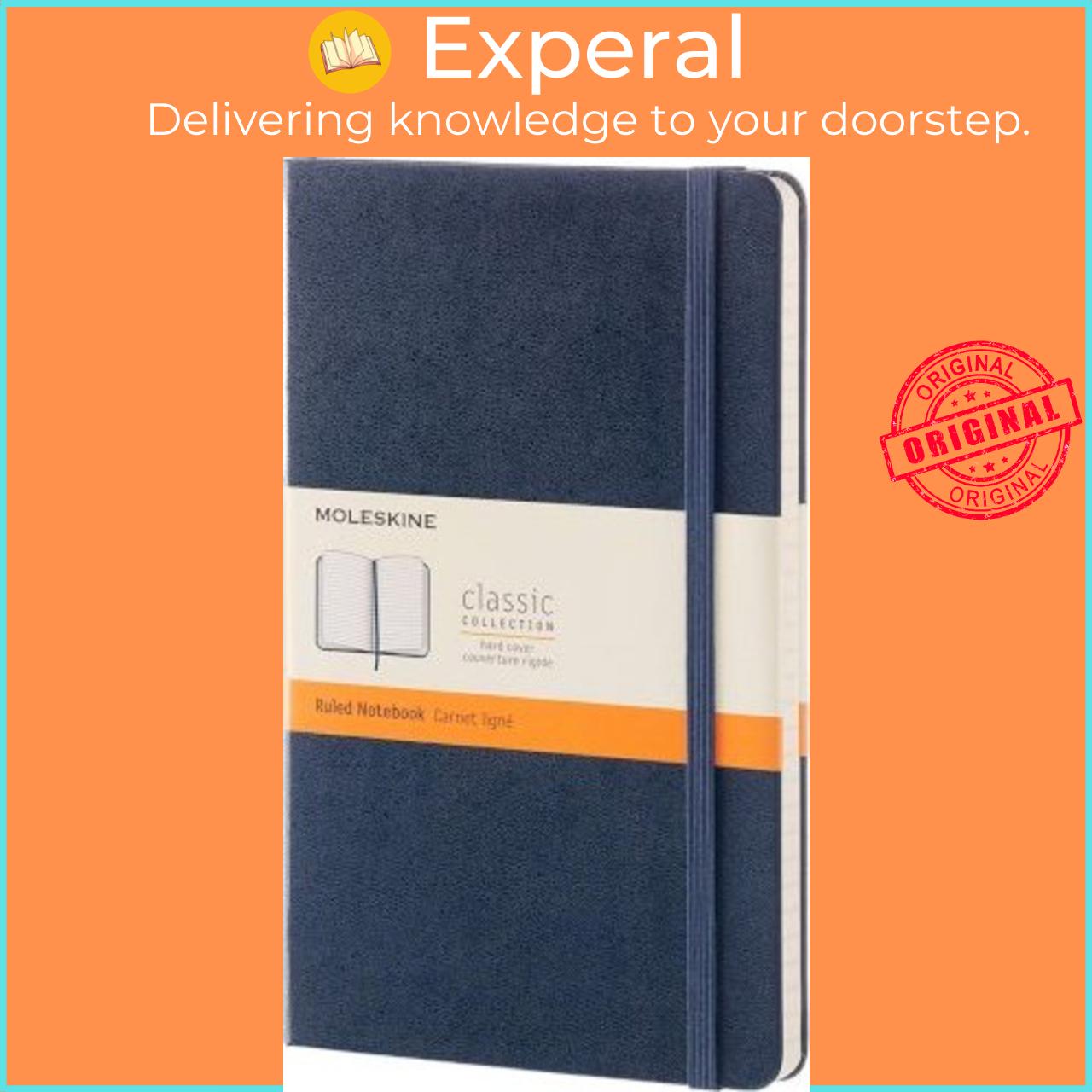 Hình ảnh Sách - Moleskine Sapphire Blue Large Ruled Notebook Hard by Moleskine (paperback)