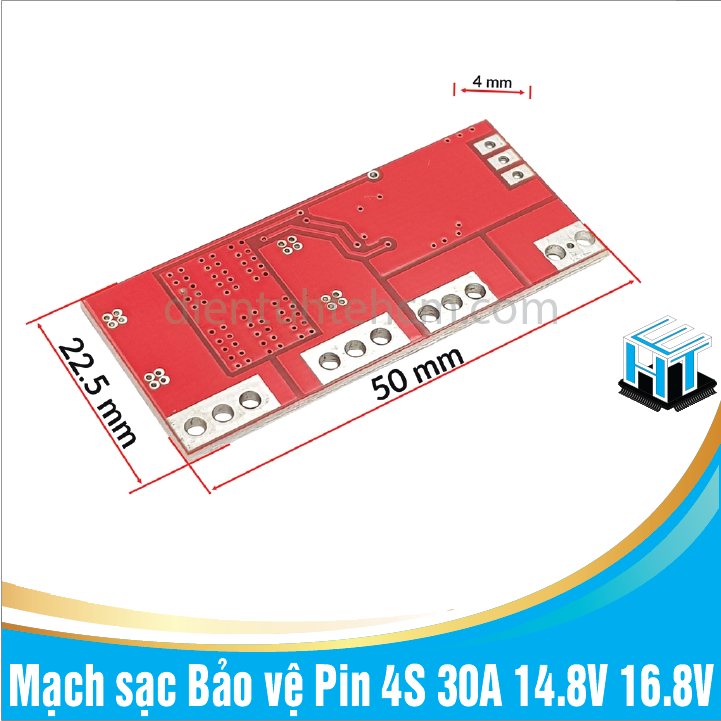 Mạch sạc Bảo vệ Pin 4S 30A 14.8V 16.8V