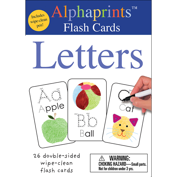 Alphaprints: Wipe Clean Flash Cards Letters