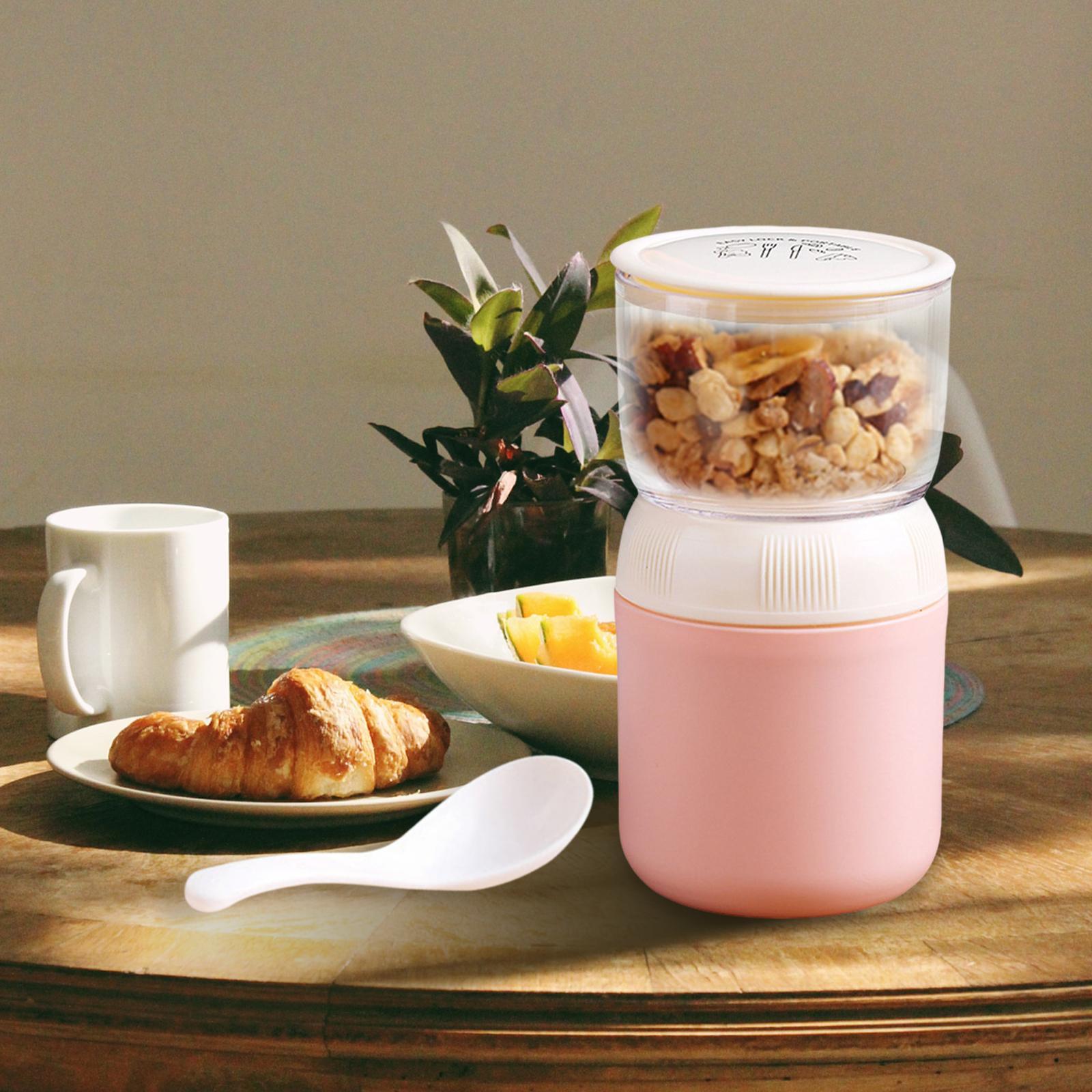 Lunch Pot Yogurt Container Insulated Food Container 2 Tier for Fruit Milk