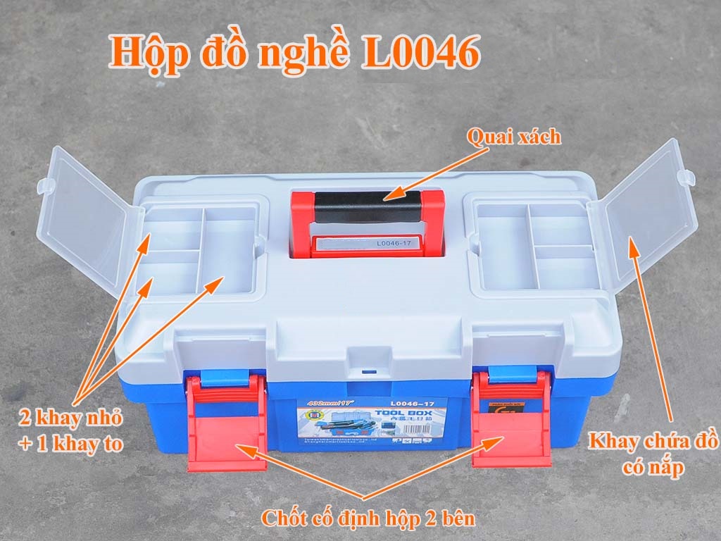 Hộp đồ nghề 432mm Đài Loan L0046