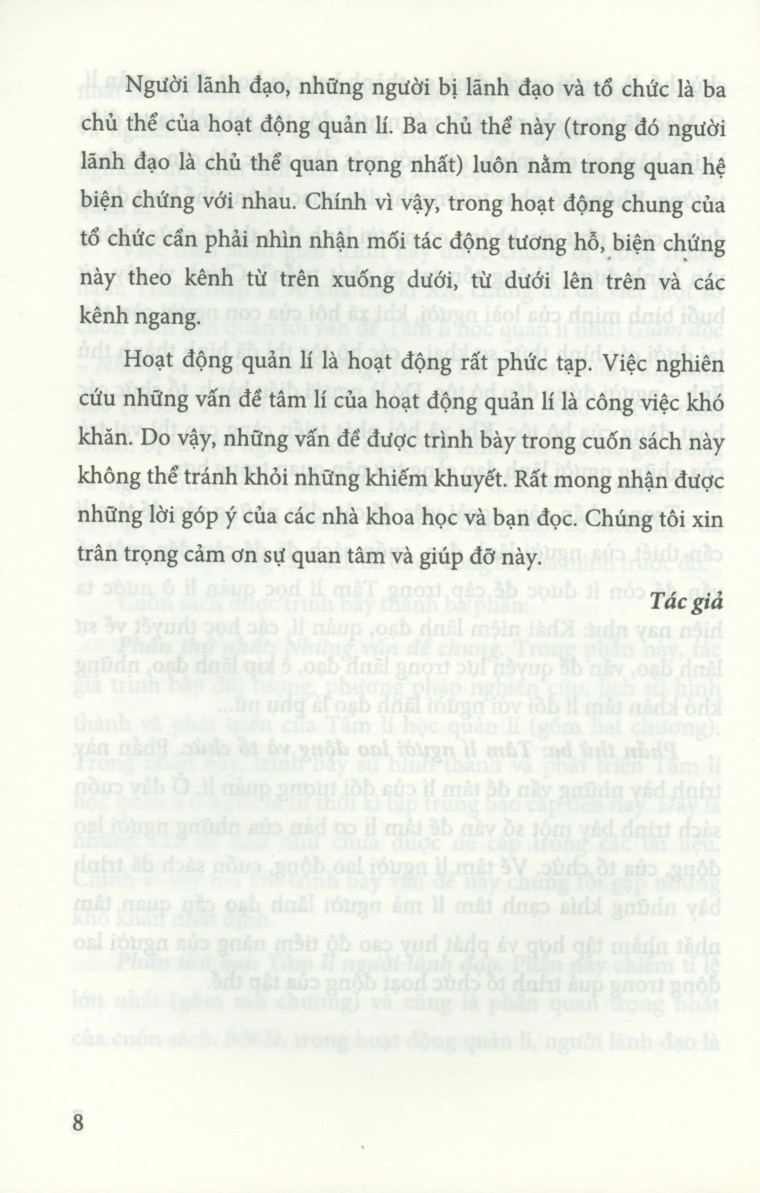 Giáo Trình Tâm Lý Học Quản Lý