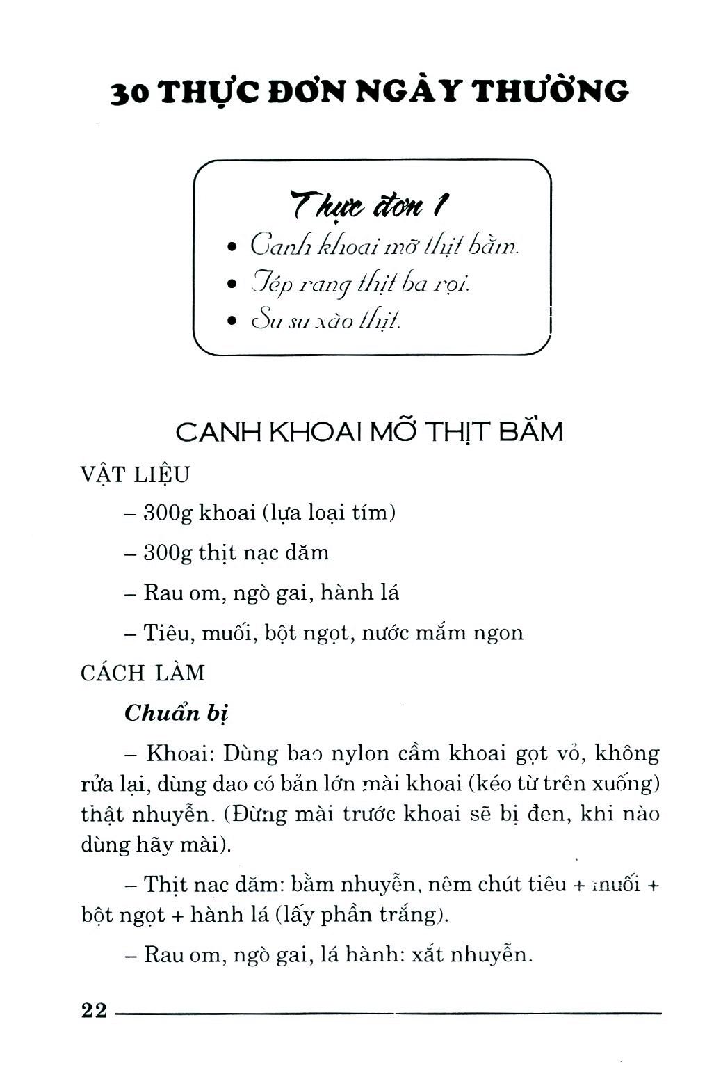 Nấu Ăn Gia Đình (Tái Bản)