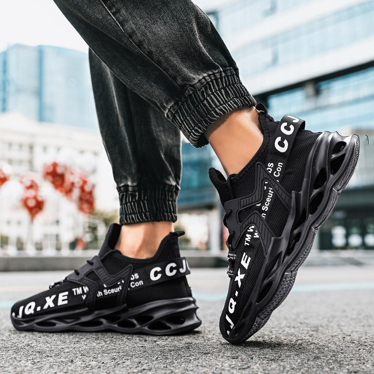 Giày thể thao giải trí ngoài trời mùa xuân và mùa hè mới Color: C116-black Shoe Size: 46