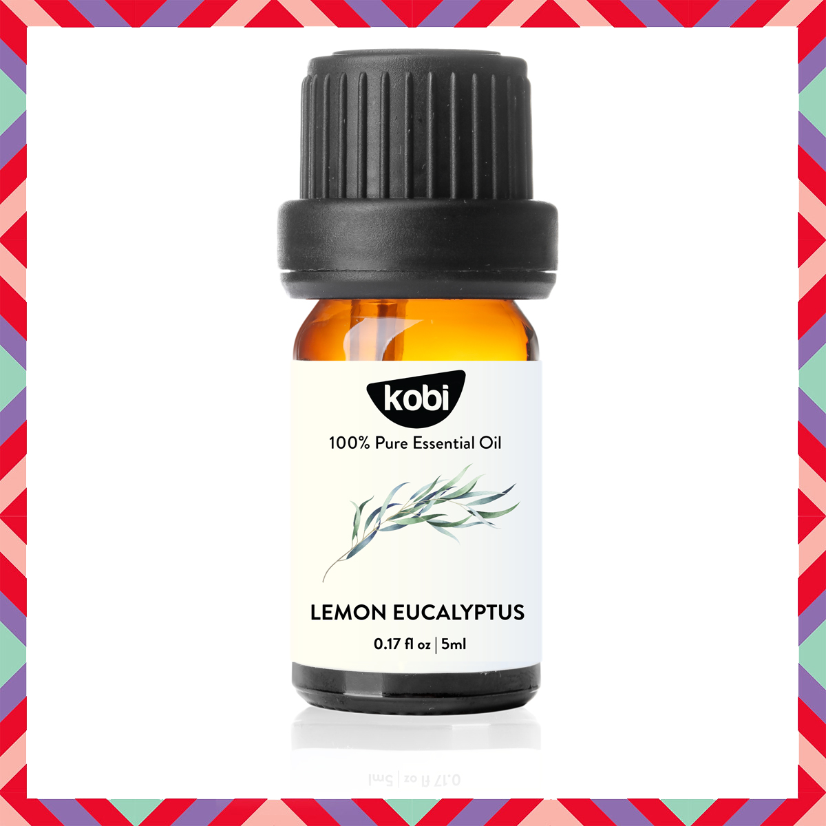 Tinh dầu Bạch đàn chanh Kobi Lemon eucalyptus essential oil giúp mang lại cảm giác tươi mới, kháng khuẩn hiệu quả -5ml