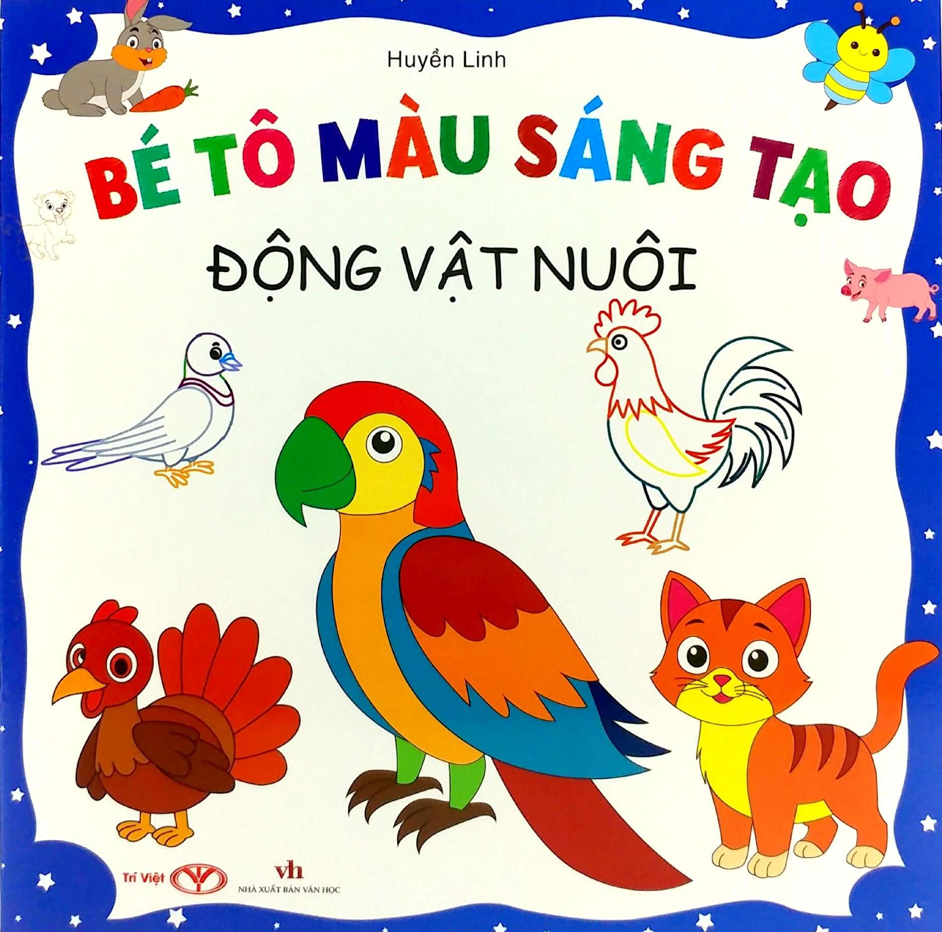 Sách - Bé Tô Màu Sáng Tạo - Động Vật Nuôi
