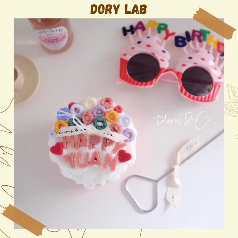 Nến Thơm Bánh Sinh Nhật Trang Trí Tên Theo Yêu Cầu, Quà Tặng Ý Nghĩa, Độc Đáo - Dory Lab