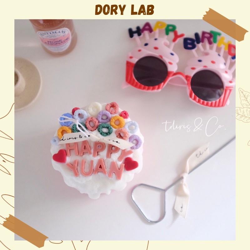 Nến Thơm Bánh Sinh Nhật Thiết Kế Theo Yêu Cầu, Quà Tặng Ý Nghĩa, Độc Đáo - Dory Lab