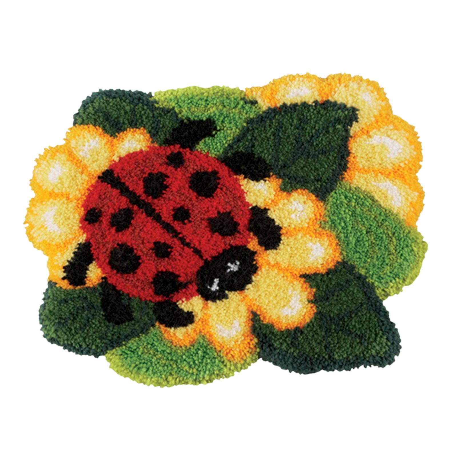 Bear Latch Hook  DIY Hand Craft for Pillow Mat Cushion Carpet Rug 50x40cm