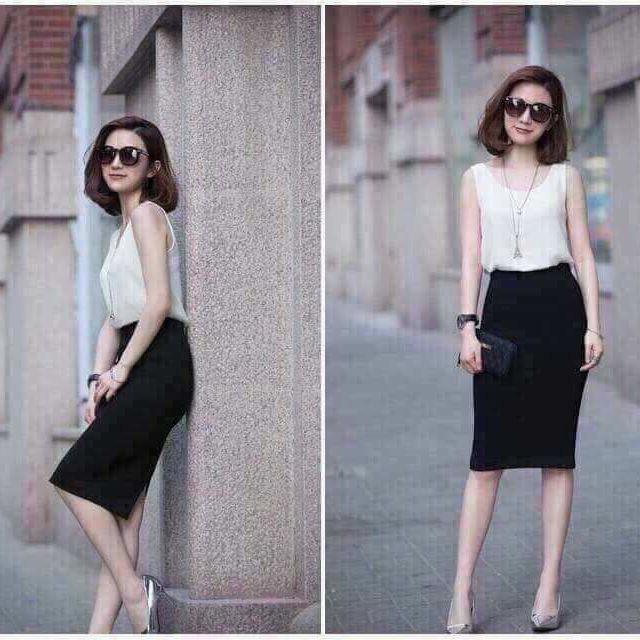 Chân váy công sở nữ co giãn
