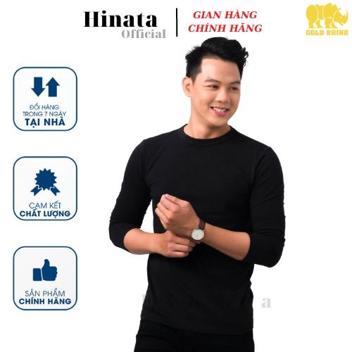 Áo Thun Nam Trơn Tay Dài Thoáng Mát Tay Dài Màu Đen