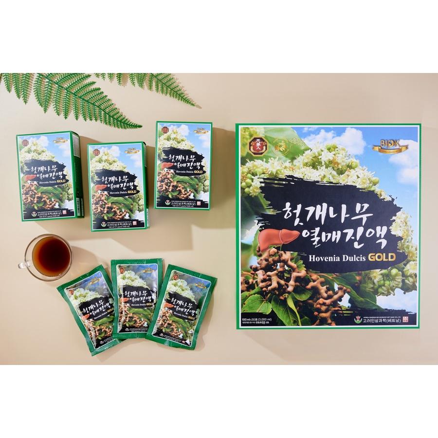 Nước uống Hovenia Dulcis Gold Bổ Gan, Mát Gan