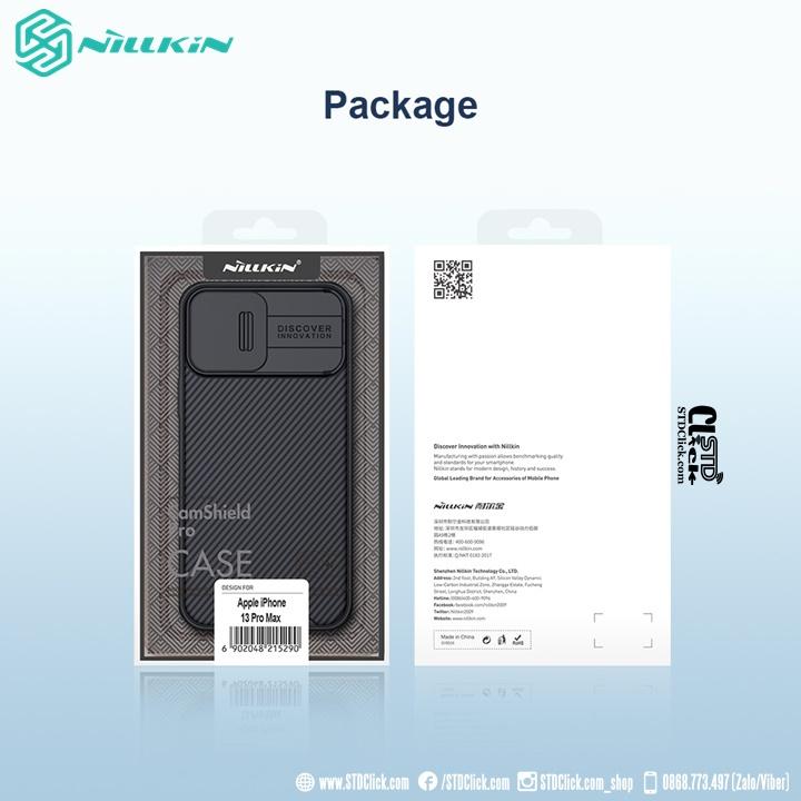 ỐP LƯNG DÀNH CHO ĐIỆN THOẠI IPHONE 13 PRO MAX NILLKIN CAMSHIELD PRO NILLKIN