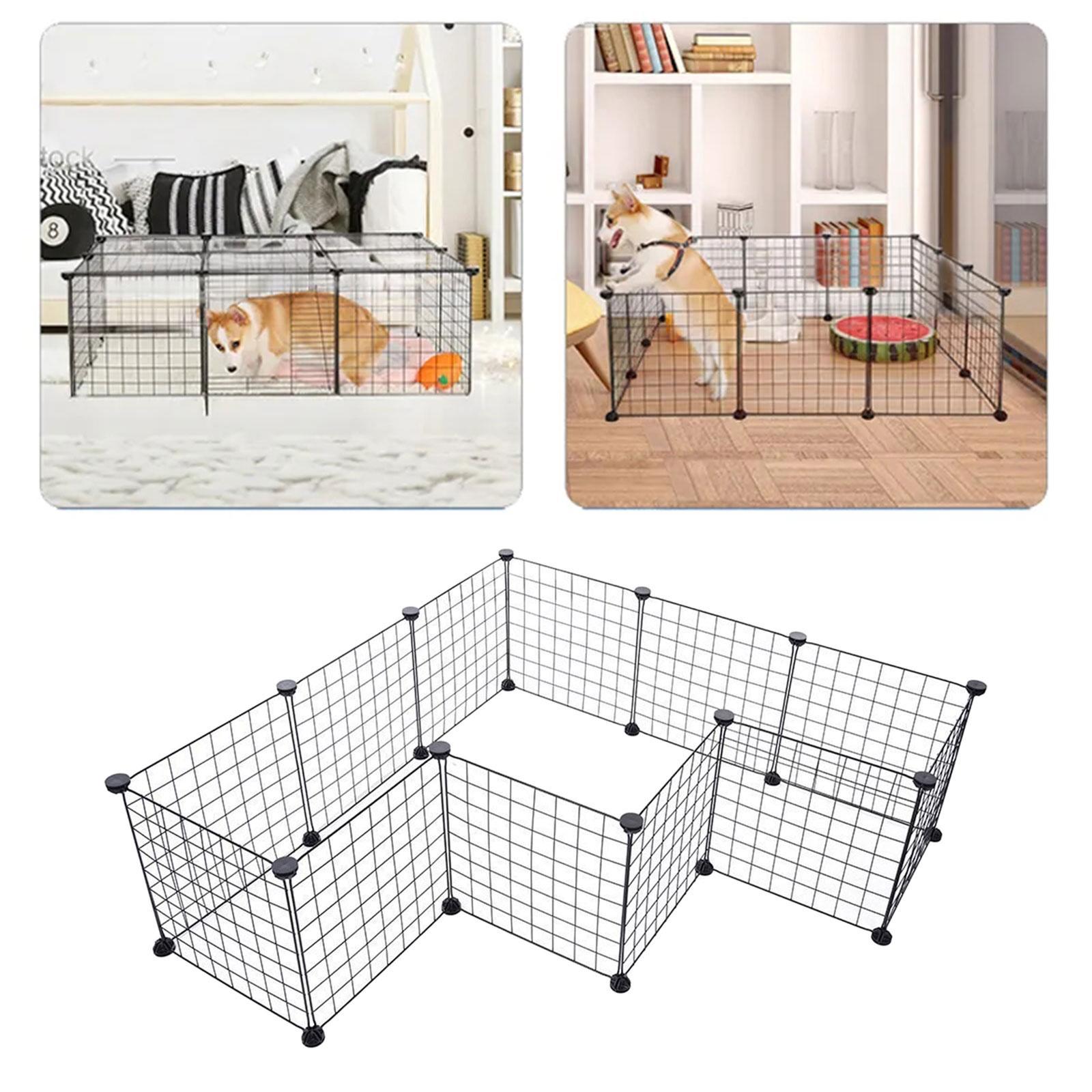 Dog Playpen Indoor Outdoor Dog Playpen Pet Fence for Hedgehog Rabbit Hamster