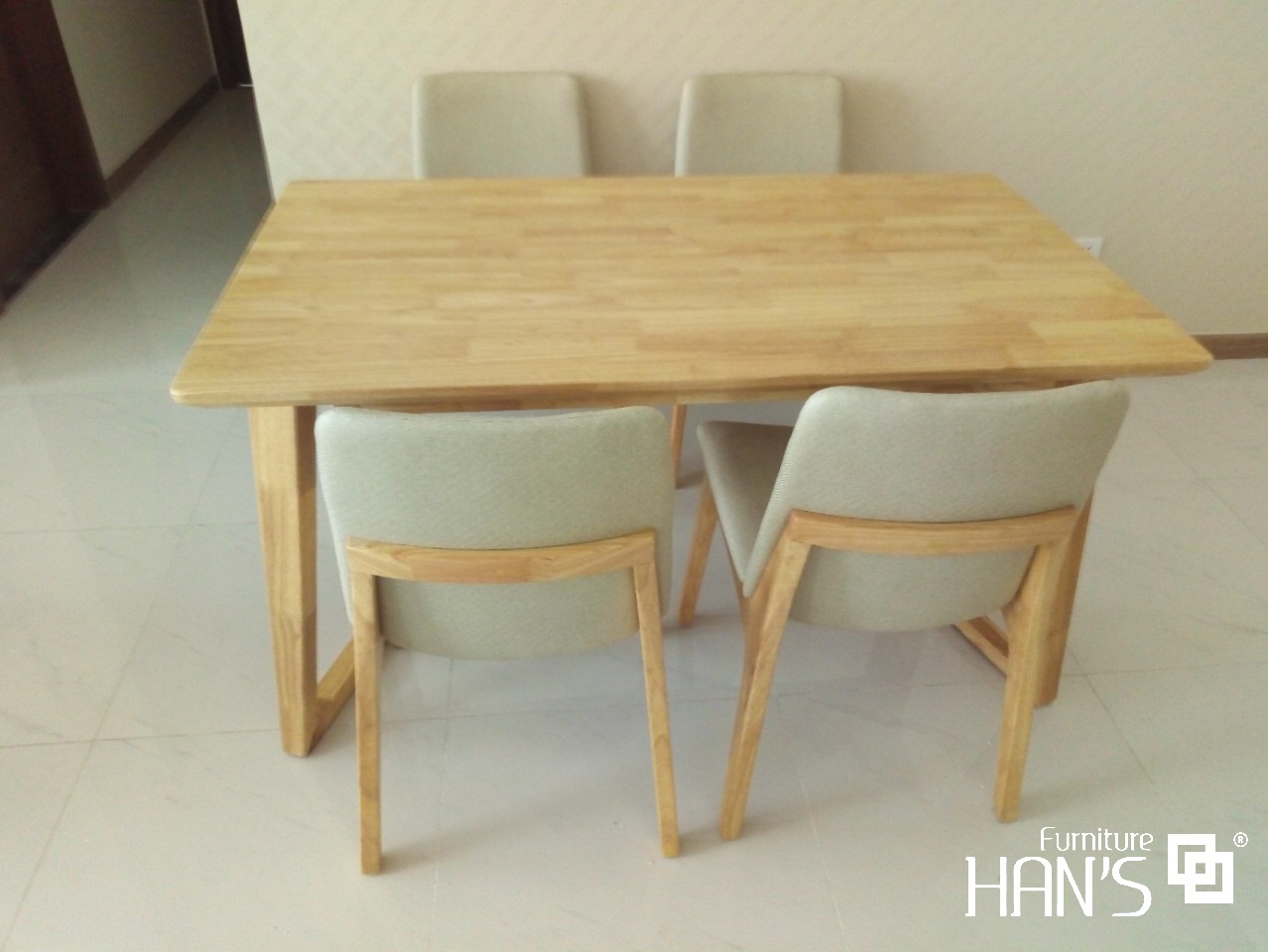 Bộ Bàn Ghế Hàn Quốc CERANY 4 Chair ( B-G )