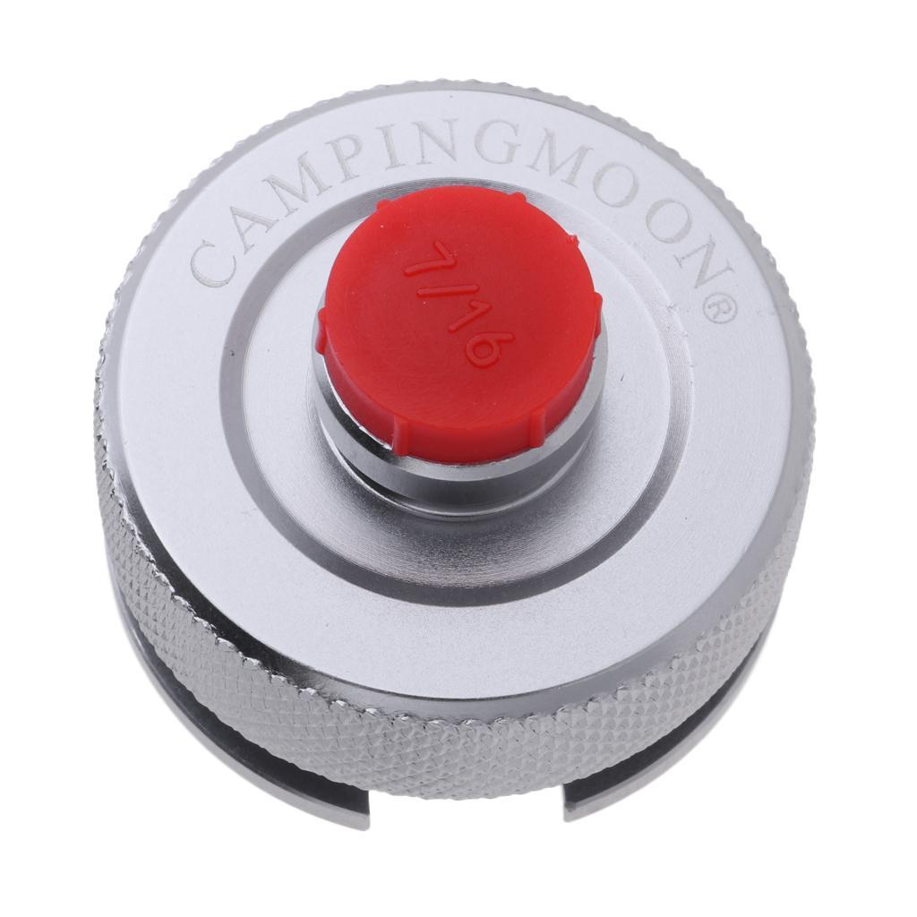 Outdoor Gas Tank Propane Refill Adapter Aluminum Alloy Gas Stove Connector for Outdoor Picnic BBQ Garden Party