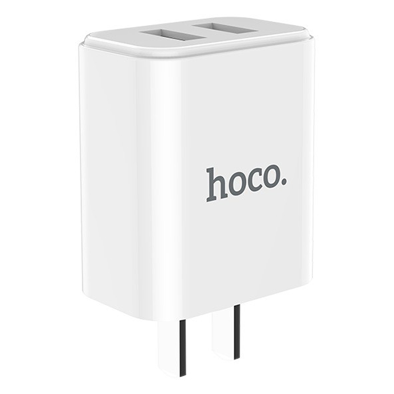 Củ Sạc Hoco C62 5V / 2.1A / 3C / 2 Cổng - Chính Hãng PVN103