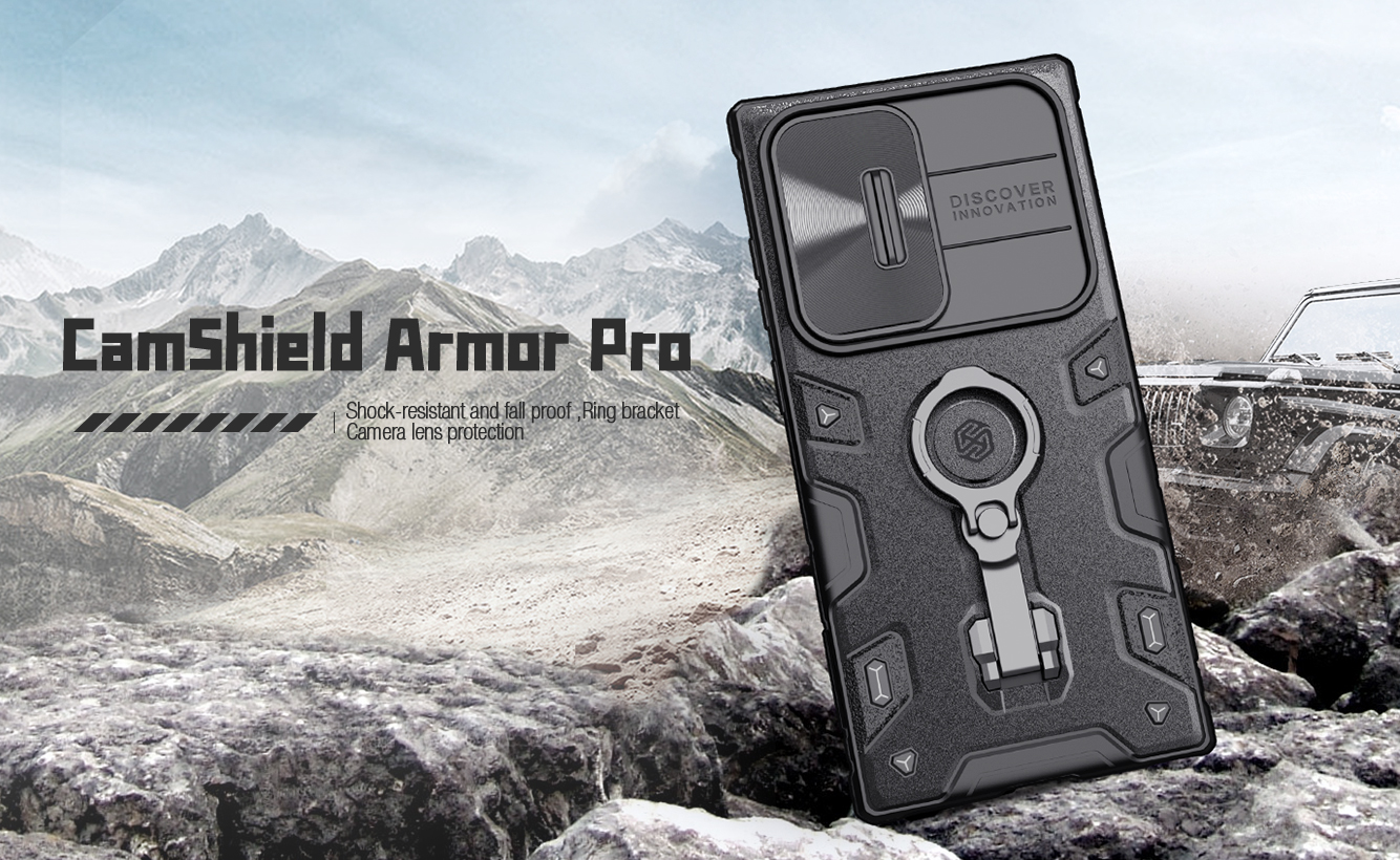 Ốp Lưng Nillkin CamShield Armor Pro Cho Samsung Galaxy S23 Ultra - Hàng Chính Hãng