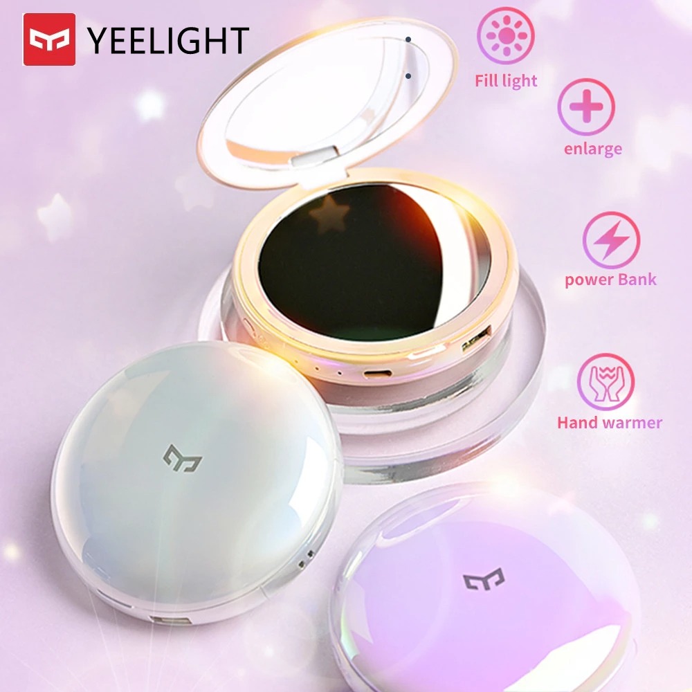 Đèn Gương Trang Điểm Cầm Tay Yeelight C20 4 Trong 1 YLODJ-0029 , tích hợp sạc dự phòng - Hàng Chính Hãng