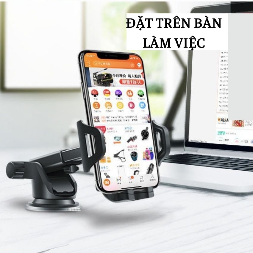 Giá Đỡ Điện Thoại Trên Ô Tô Xoay 360 Độ Sử Dụng Đăng Đặt Nhiều Vị TrÍ GDD06