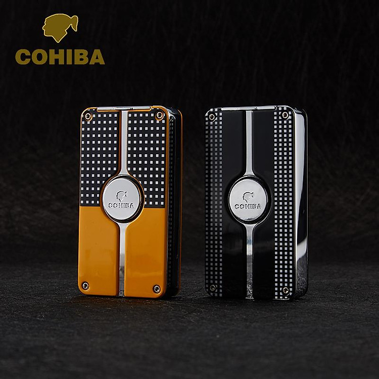 Vỏ Hộp Quẹt Bật Lửa Khò 3 Tia  COB-001 Tích Hợp Đục Thiết Kế Hiện Đại Sang Trọng