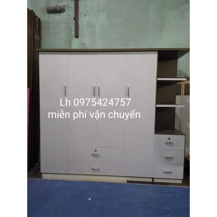 Tủ nhựa đài loan 4 cánh 1 kệ