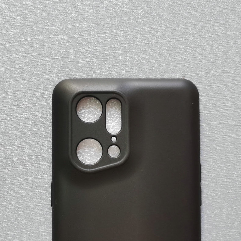 Ốp lưng dẻo cho Oppo Find X5 Pro, Find X5 - đen cao cấp, chống bám vân tay