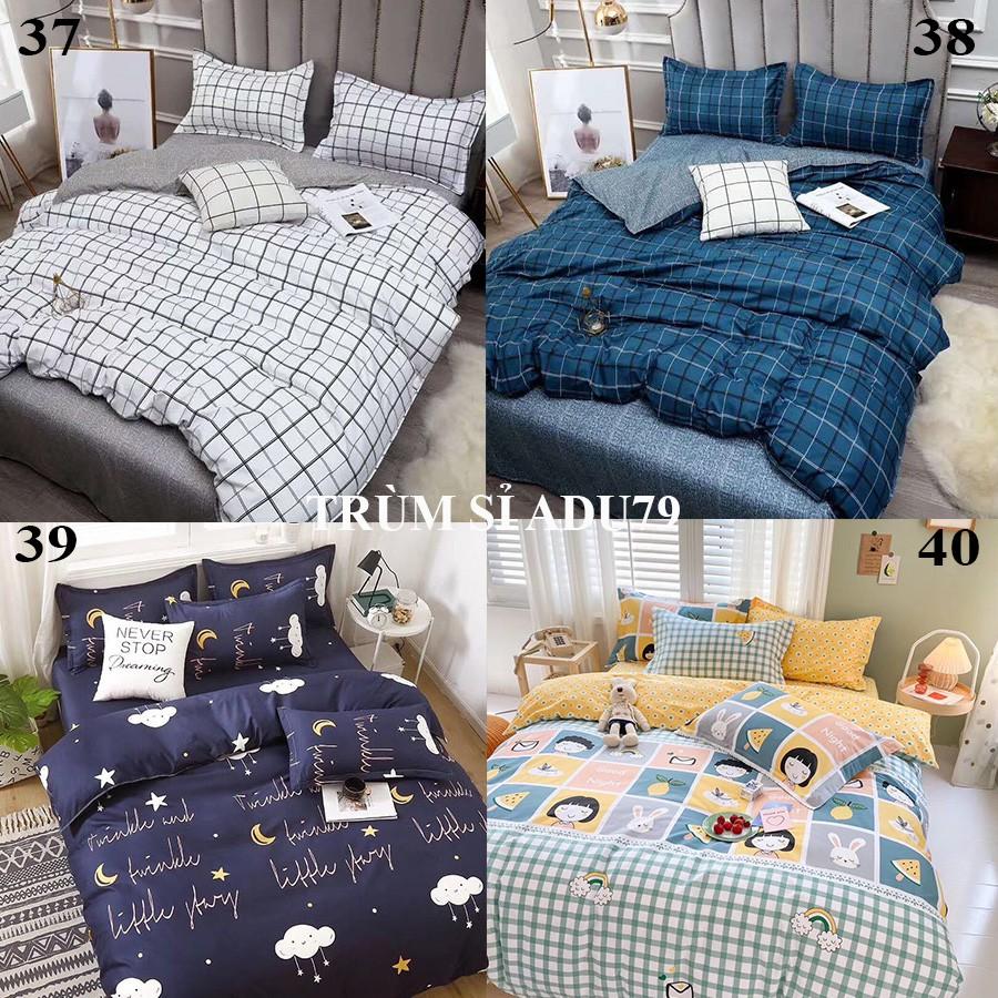SET GA GỐI COTON KOREA NHẬP KHẨU, DRAP GIƯỜNG ĐẸP
