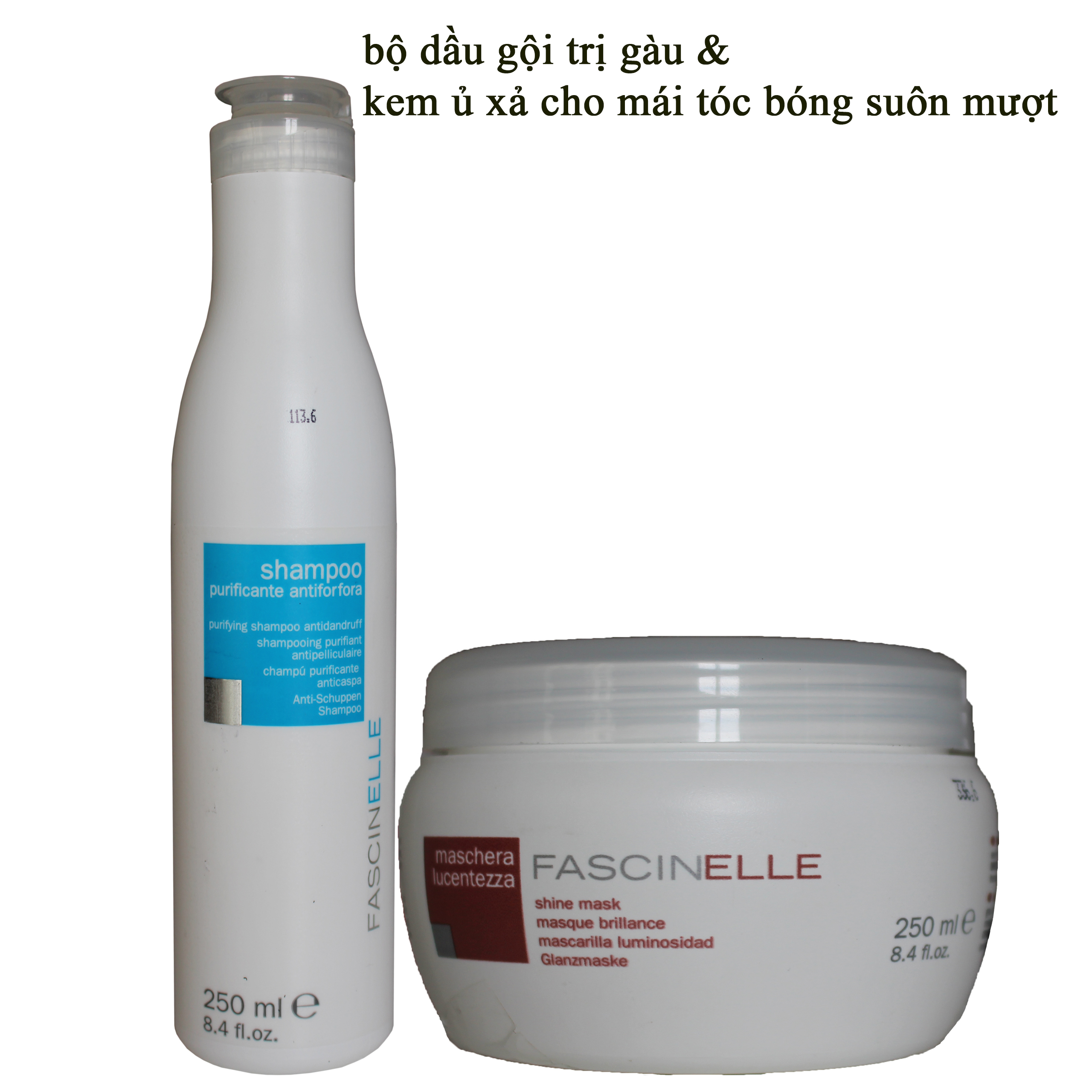Dầu Gội Sạch Gàu Purifying Shampoo Anti Dandruff Fascinelle (250ml) - LOT003