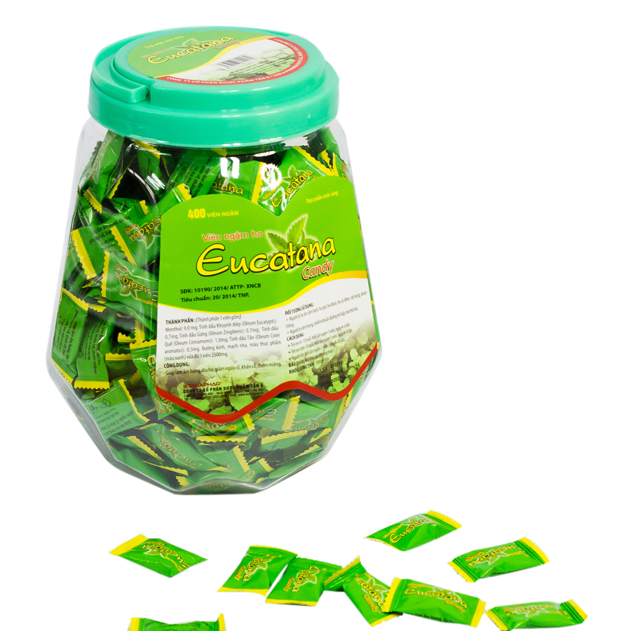 Kẹo ngậm ho Eucatana 400 viên