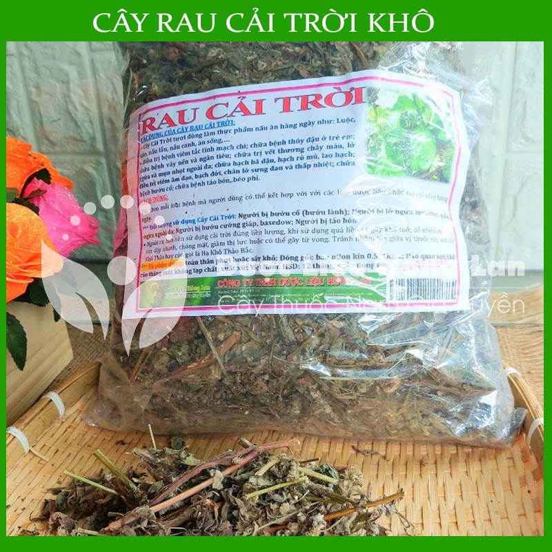 Cây Rau Cải Trời khô 1kg (Hàng Công Ty)