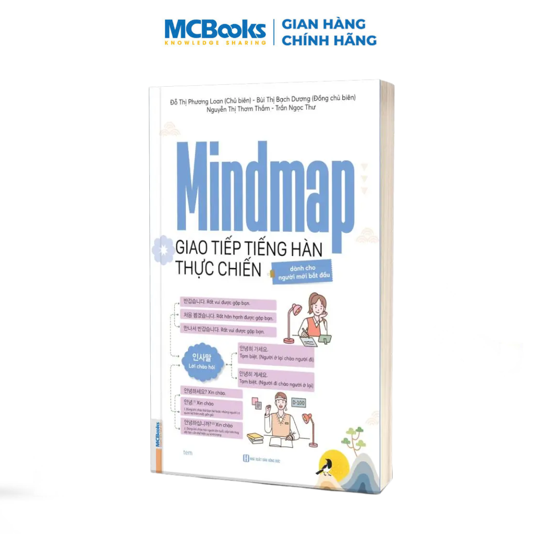 Sách - Mindmap Giao Tiếp Tiếng Hàn Thực Chiến Cho Người Mới Bắt Đầu