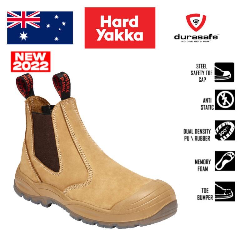 Giày HARD YAKKA Y60324 Utility Elastic Gusset Wheat Size EU 39,41,42,43