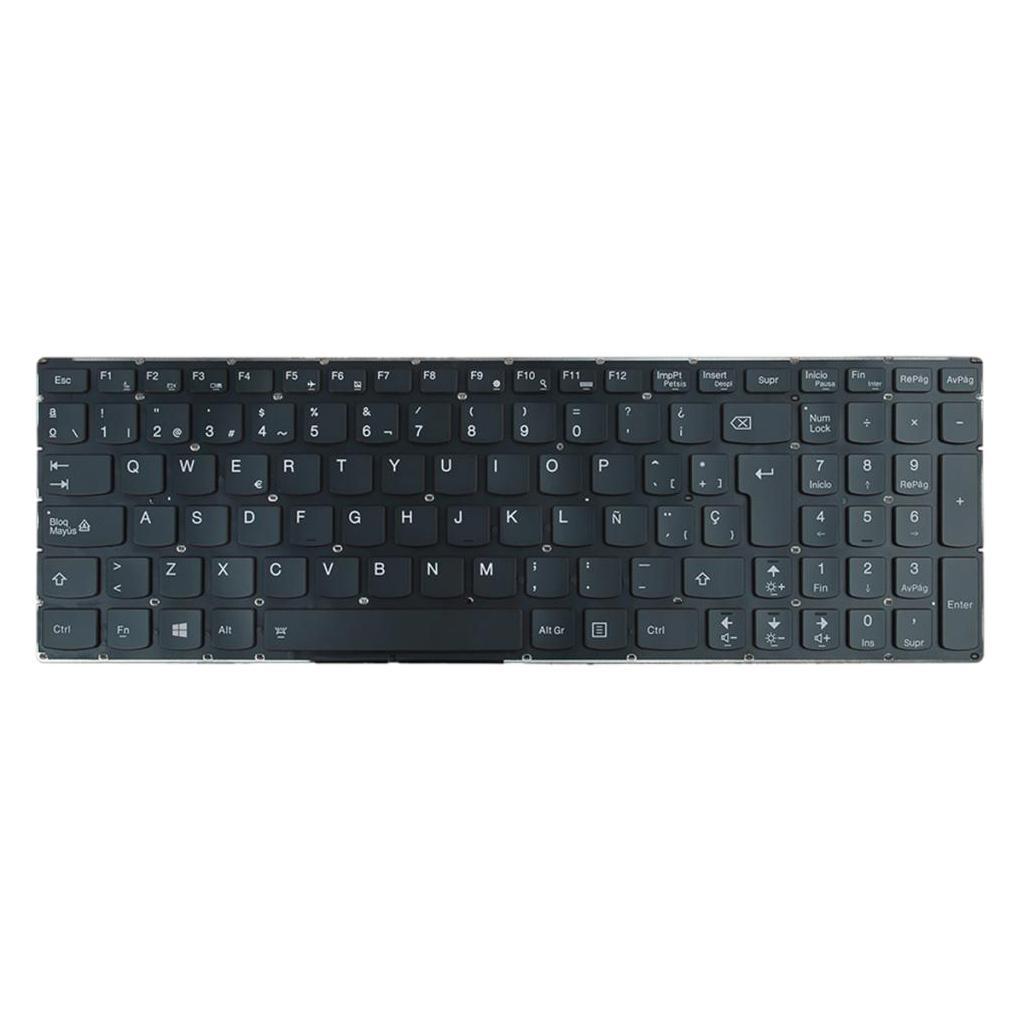 Spanish Español SP Teclado Keyboard Red Backlit for  Y50-70 Laptop