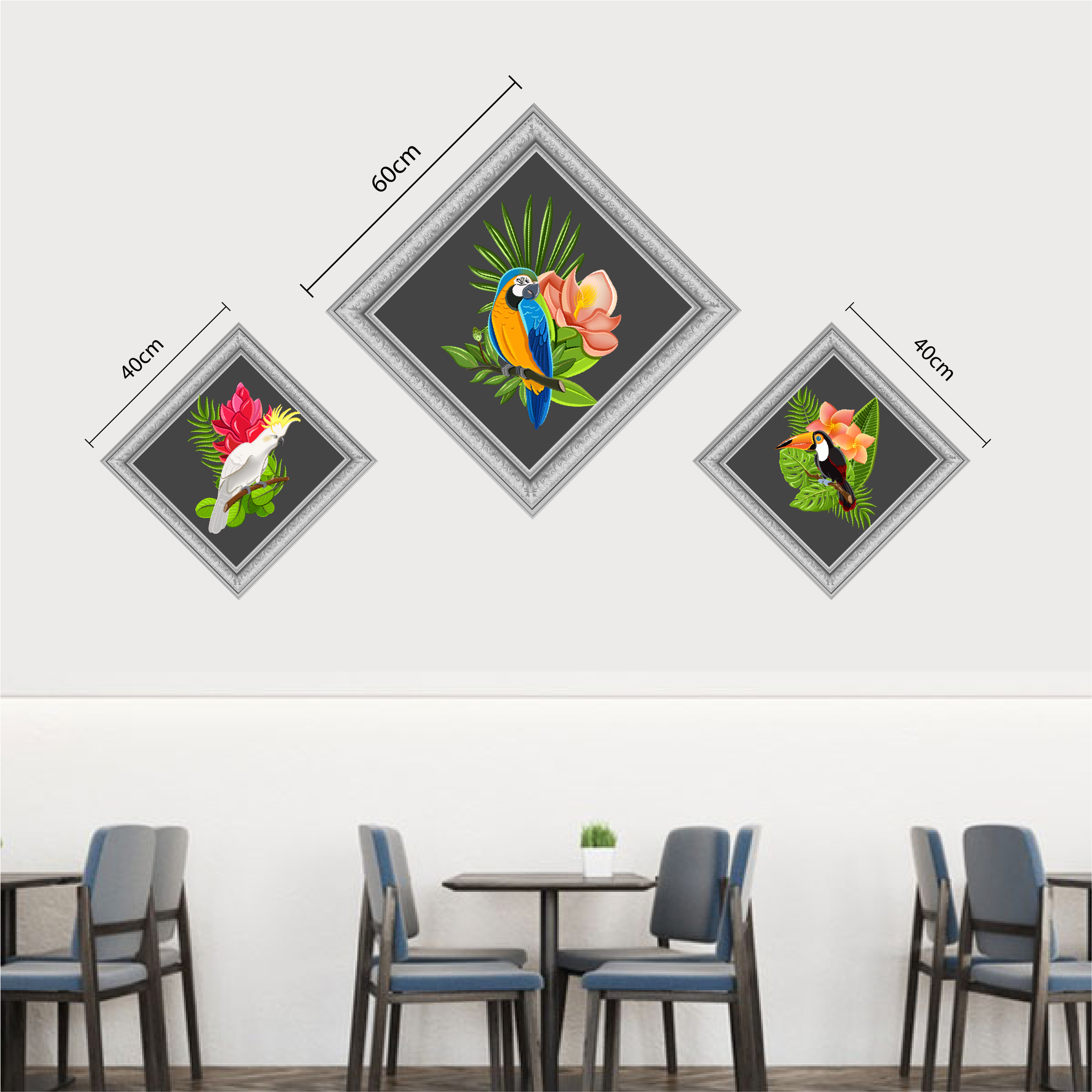 Decal trang trí quán số 13