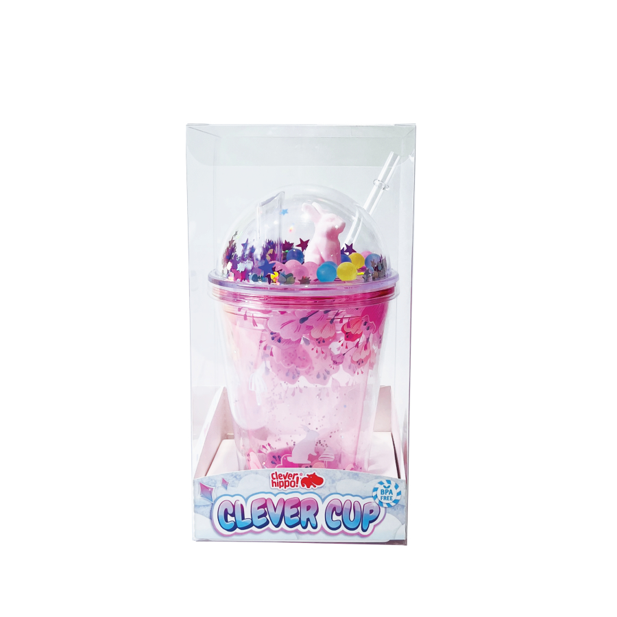 Ly Nhựa Clever Cup Fairy Forest Hồng CLEVERHIPPO PCUP06/PINK