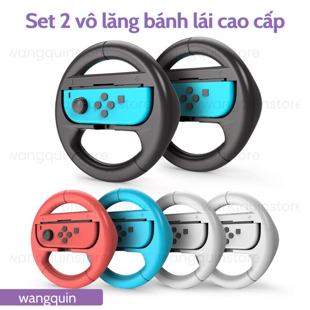 Sẵn VN - Set 2 Vô Lăng Bánh Lái Phụ Kiện Máy Game Nintendo Switch/ Oled/ Lite Tay Cầm Điều Khiển Joycon Game Đua Xe Kart