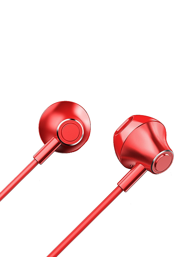 Tai Nghe Bluetooth 5.0 Sport Earphone Tai nghe nhét tai không dây quàng cổ thể thao chống thấm nước PKCBPF171  Đỏ