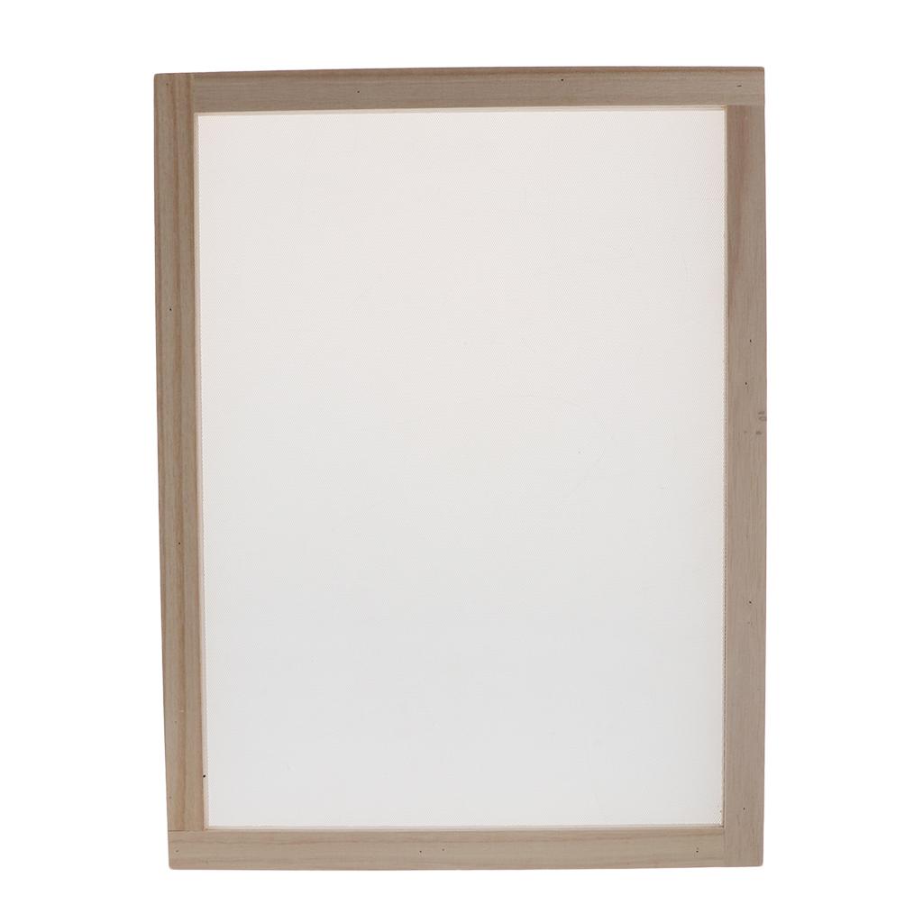 2X Giấy Gỗ Làm Khung Khuôn Mẫu Lưới Kid Giấy Thủ Công Nghệ Thuật DIY 30X40 Cm