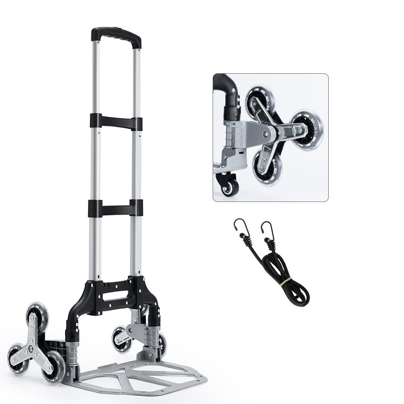 Xe Đẩy Hàng Leo Cầu Thang Tải 150kg Gấp Gọn - Xe Kéo Hàng Gấp Gọn Siêu Mạnh Mẽ