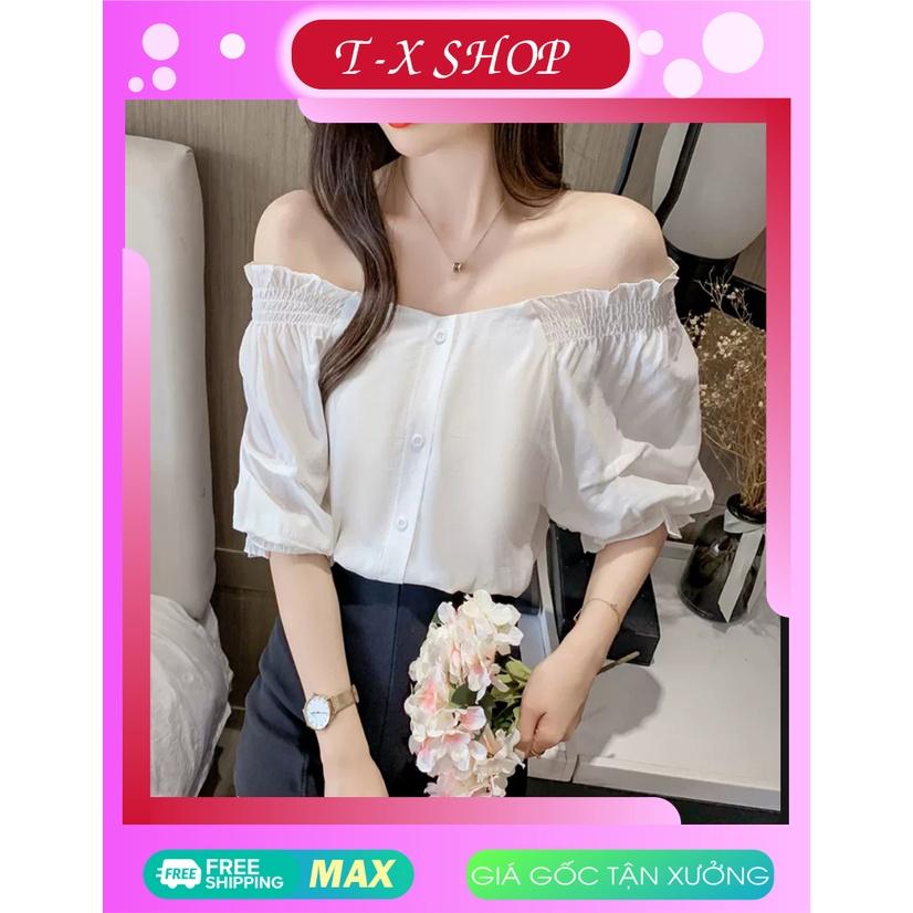 Áo Kiểu Tay Peplum Cách Điệu Phong cách Hàn Quốc