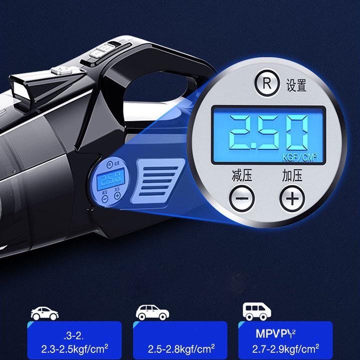 Máy hút bụi ô tô - máy hút bụi kèm bơm lốp xe ô tô siêu khỏe 120W - AUTO6